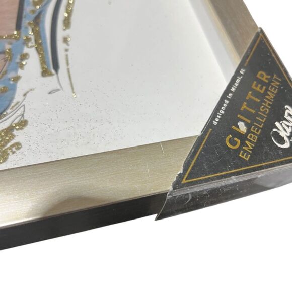 Oliver Gal Glass Frame Fashion Designer Handbag Shopping Floral Spring Wall Art - Picture 8 of 9